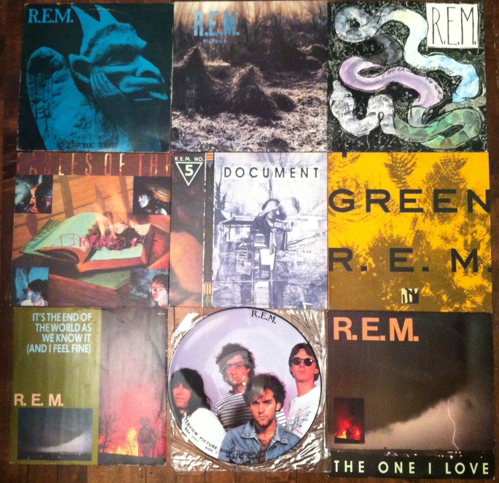 R.E.M. albums on vinyl